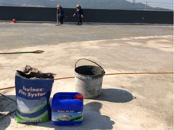 Vật liệu chống thấm chính hãng được Xuyên Việt Group sử dụng tại Thư Lâm