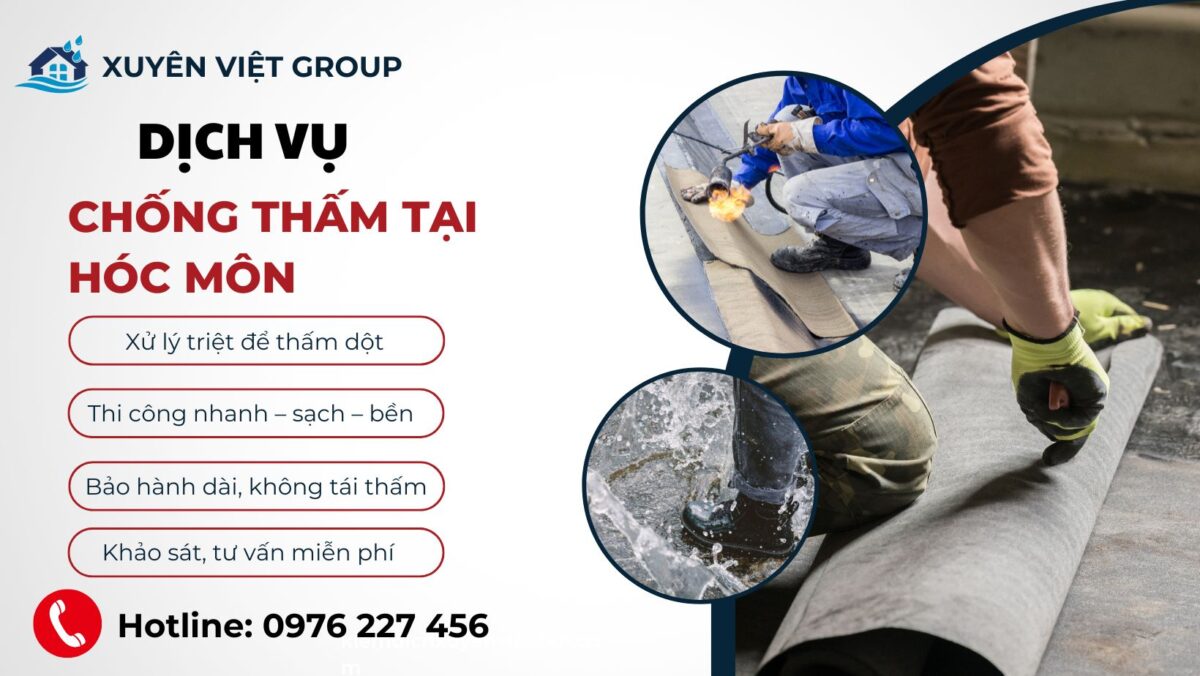 Dịch vụ chống thấm tại Hóc Môn