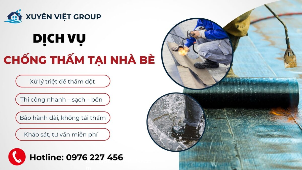 Dịch vụ chống thấm tại Nhà Bè