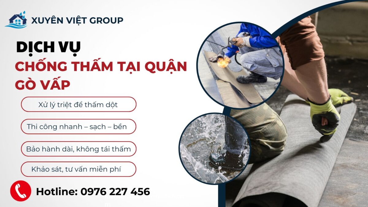 Dịch vụ chống thấm tại Quận Gò Vấp