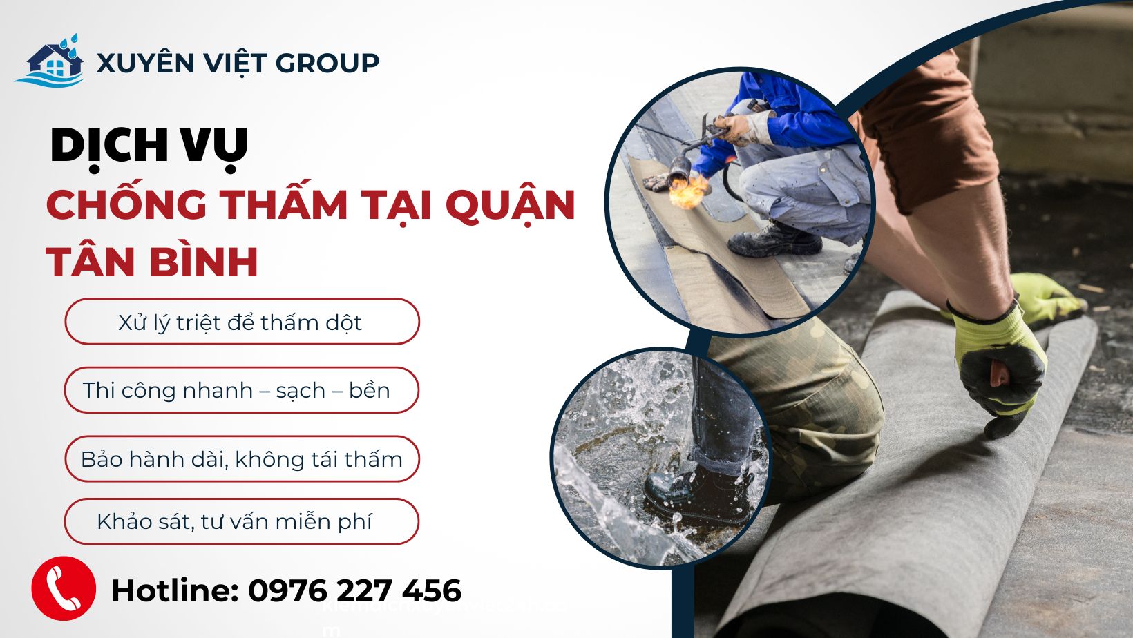 Dịch vụ chống thấm tại Quận Tân Bình