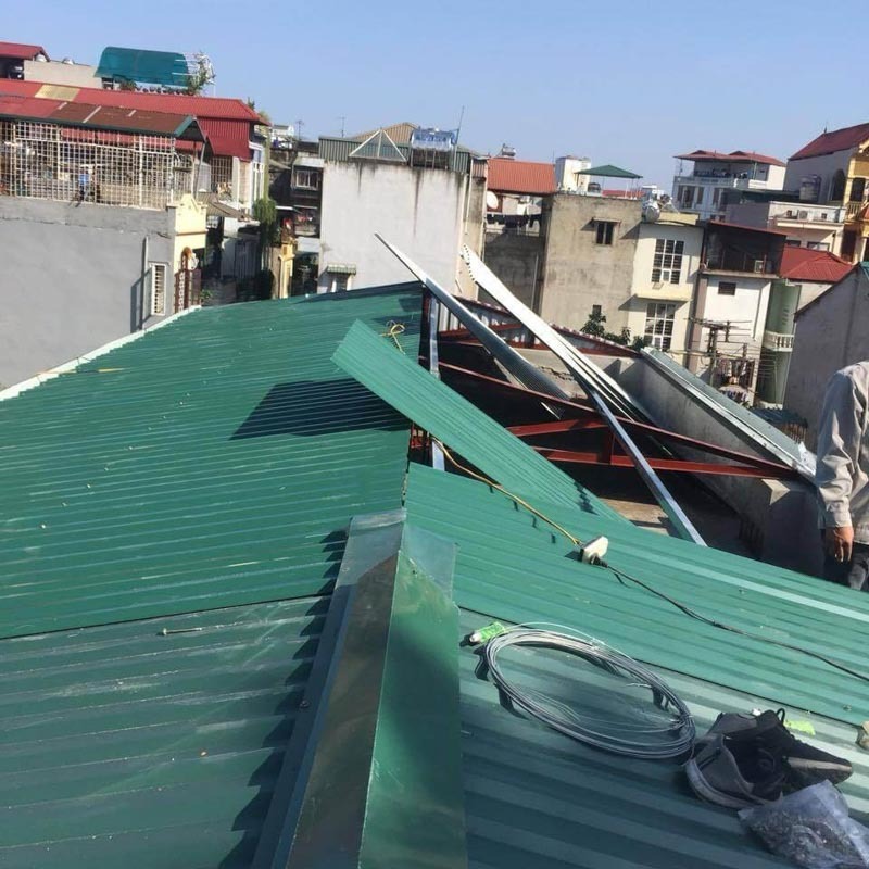 Bắn vít và lắp đặt mái tôn đúng kỹ thuật