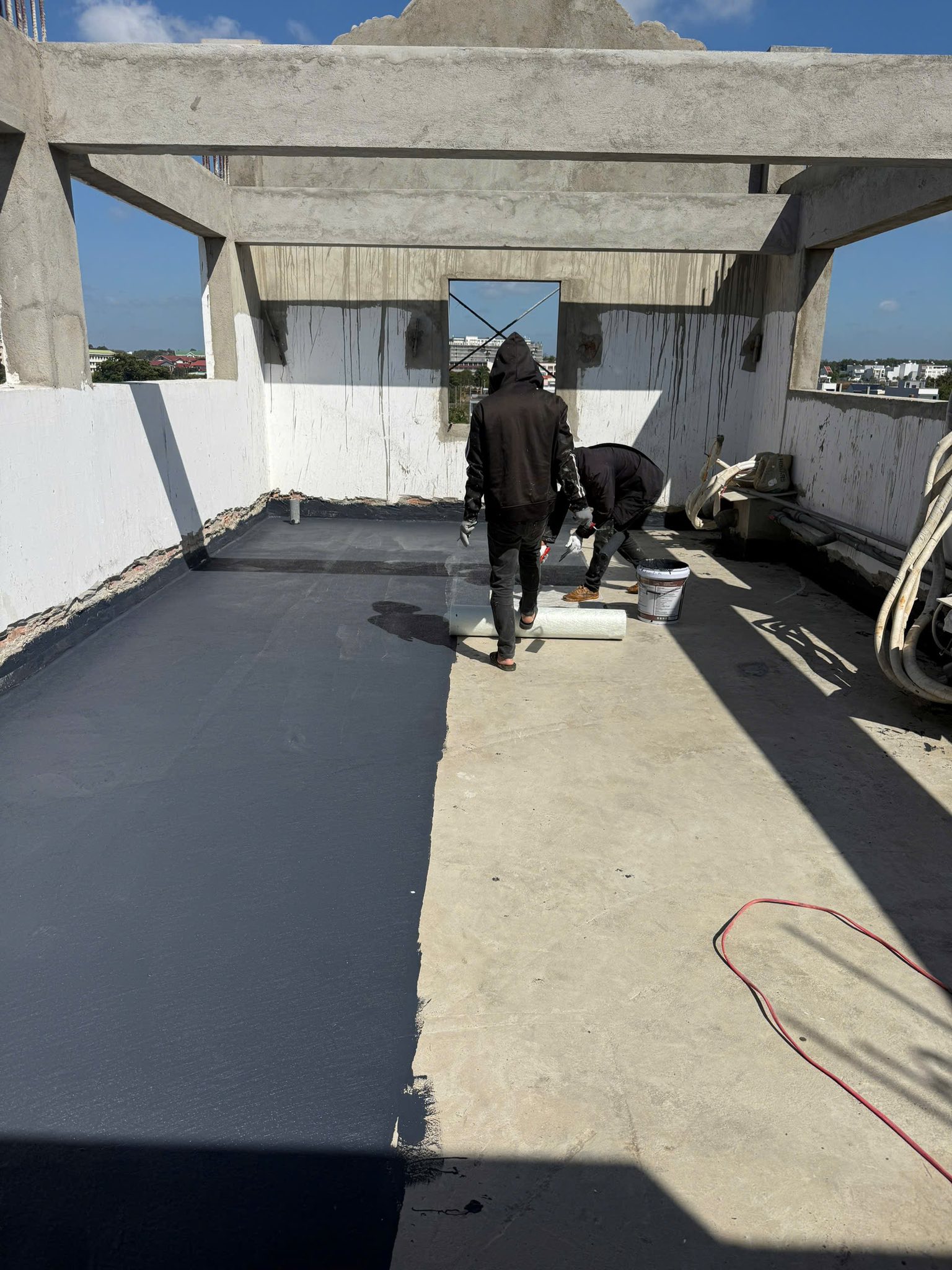 Đội thợ chống thấm giỏi của Xuyên Việt Group tại Phú Xuyên