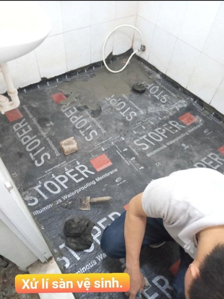 Quy trình chống thấm nhà vệ sinh tại Ứng Hòa