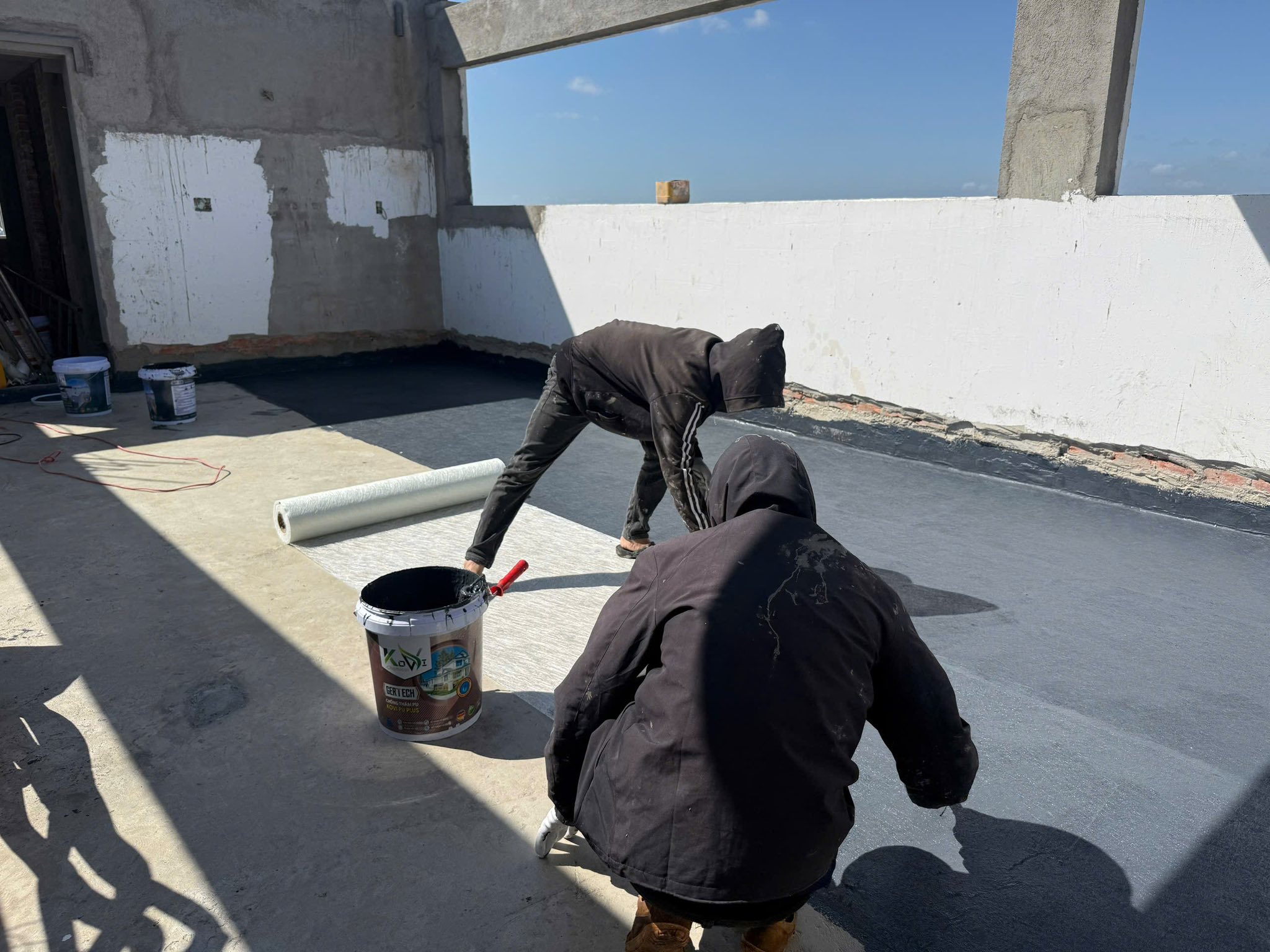 Quy trình chống thấm nhà ở Phú Xuyên trọn gói