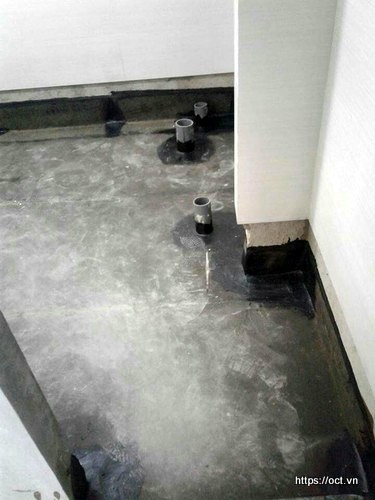 Chống thấm nhà vệ sinh tại Long Biên bằng màng chống thấm