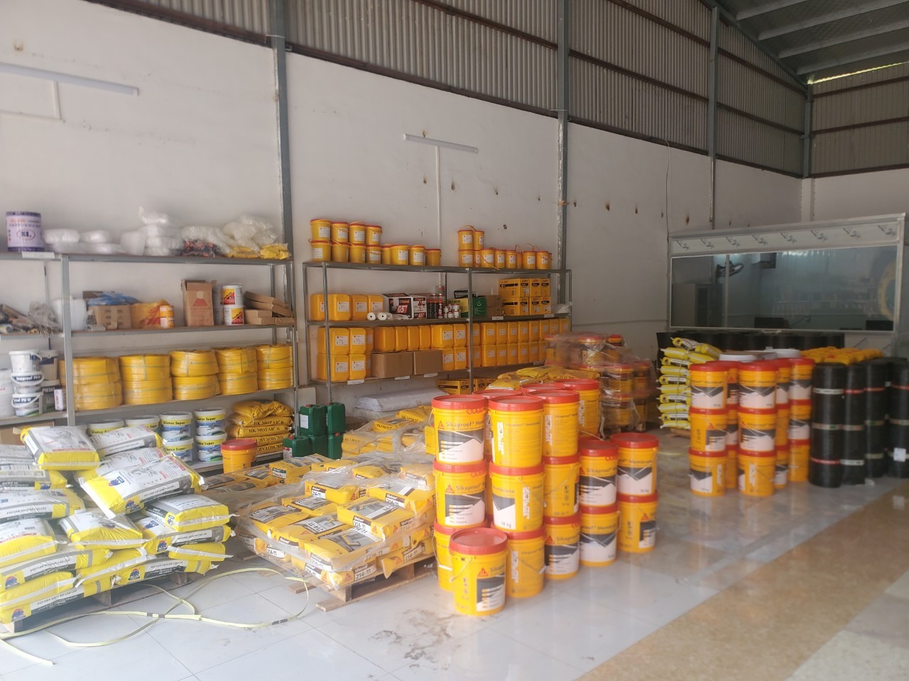 Tổng kho phân phối vật tư chống thấm Tây Hồ đầy đủ sika và màng khò
