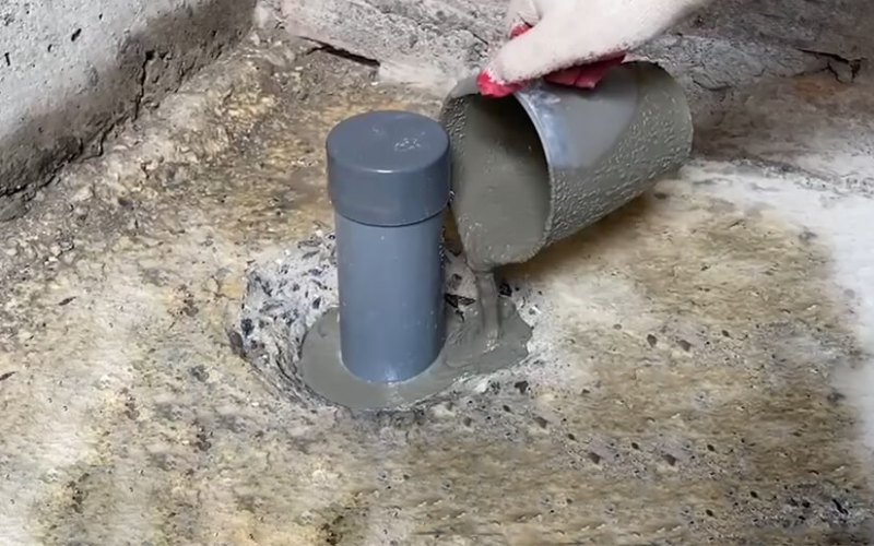 Sử dụng Sika chống thấm cổ ống xuyên sàn Bắc Từ Liêm triệt để 100%