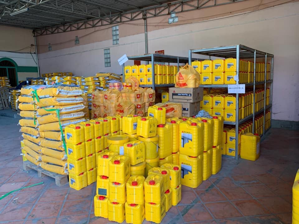 Tổng kho vật tư chống thấm tại Hải Dương của Xuyên Việt Group