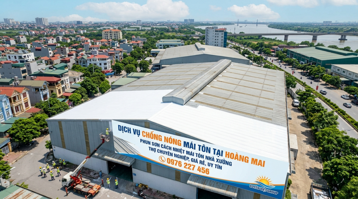 Dịch Vụ Chống Nóng Mái Tôn Tại Hoàng Mai