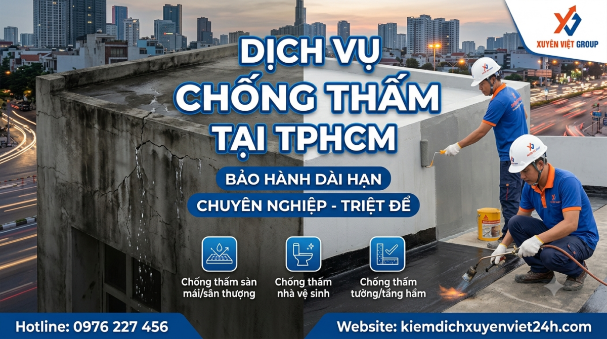 Dịch vụ chống thấm tại TPHCM