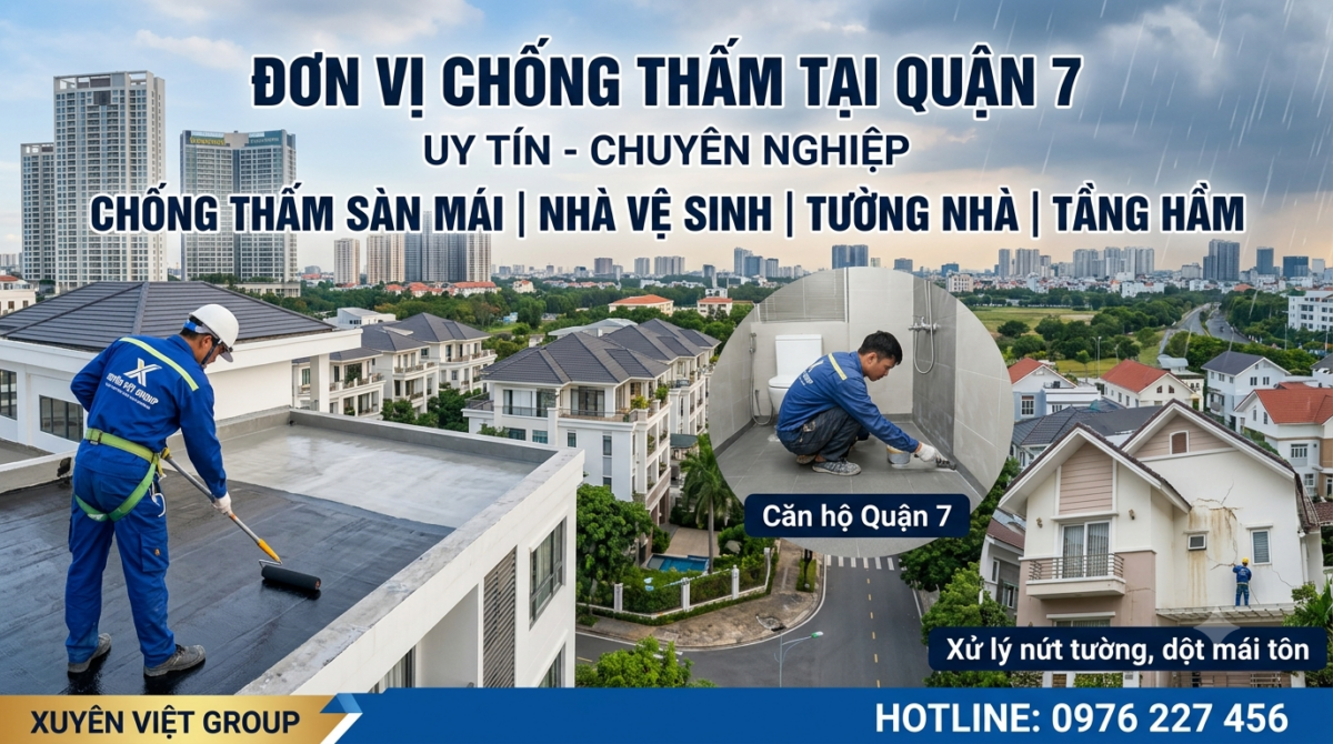 Đơn Vị Chống Thấm Tại Quận 7
