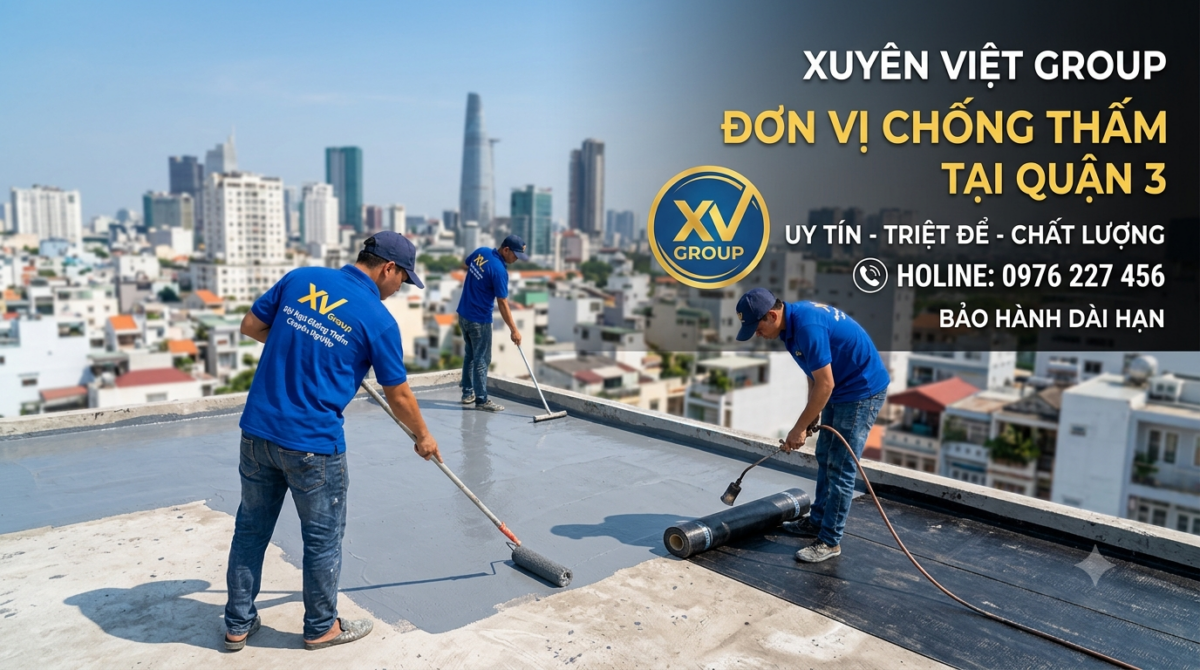 Đơn vị chống thấm tại Quận 3