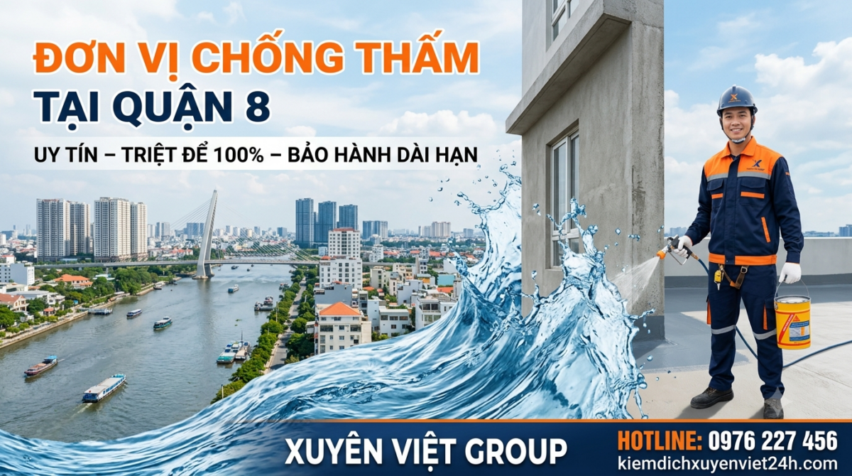 Đơn vị chống thấm tại Quận 8