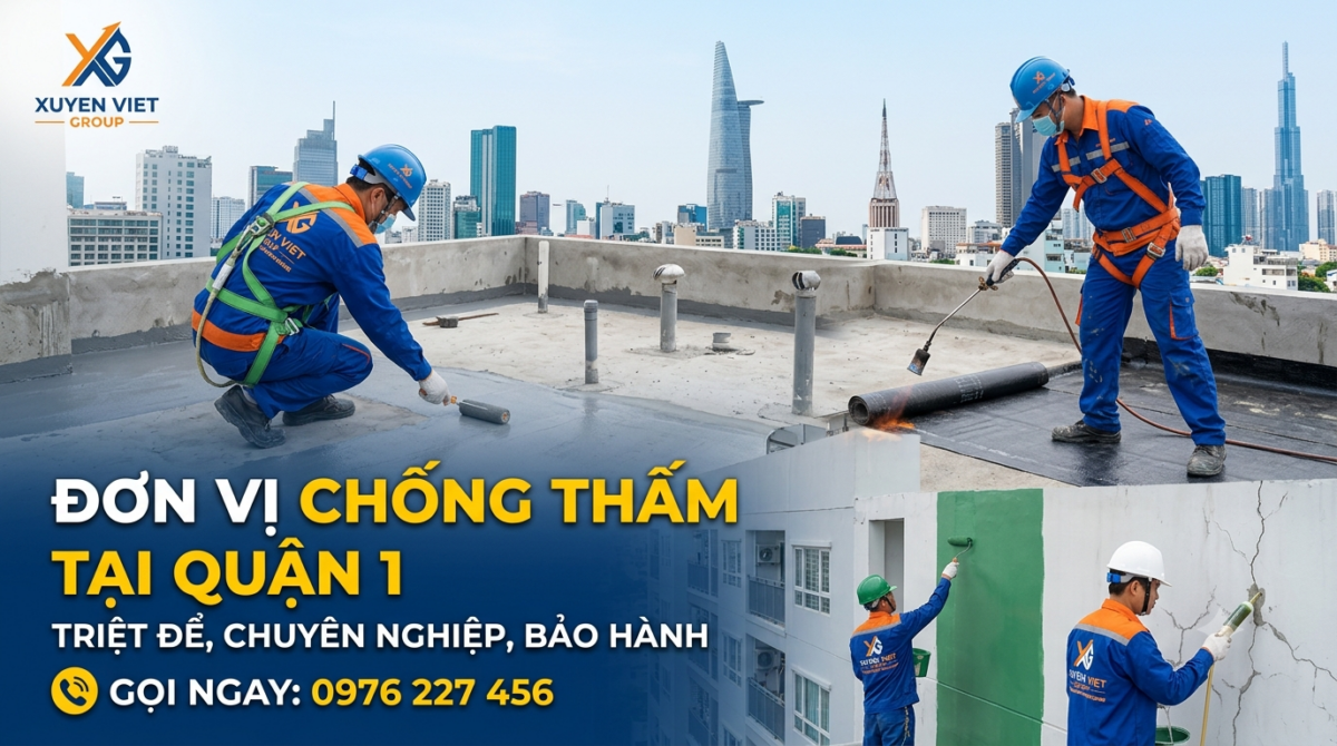 Đơn vị chống thấm tại quận 1