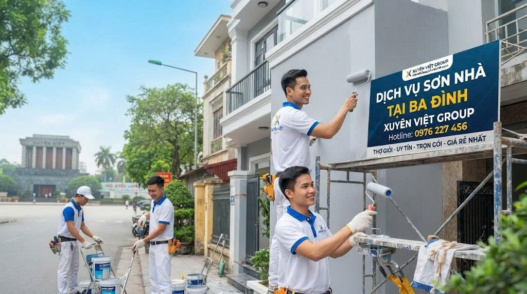 Dịch Vụ Sơn Nhà Tại Ba Đình