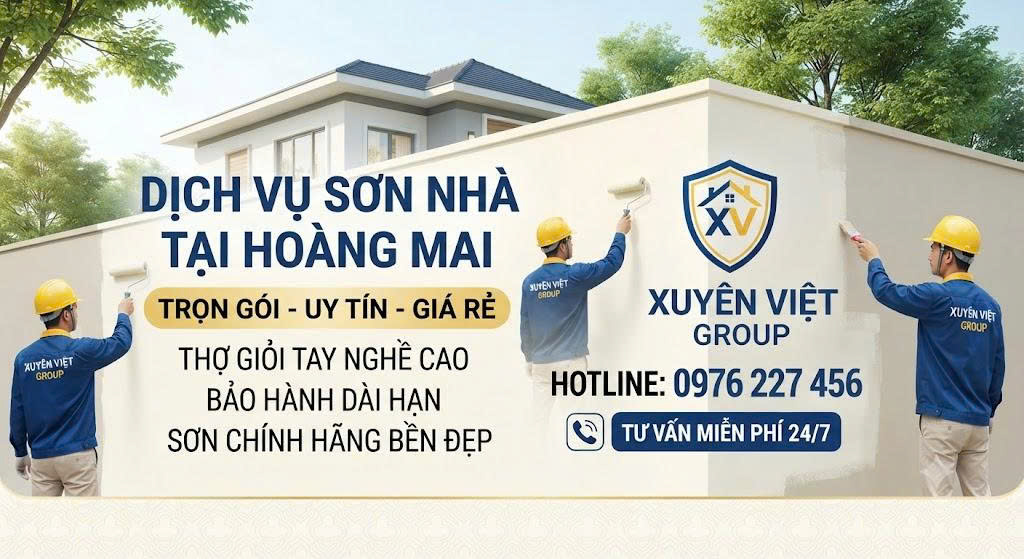 Dịch Vụ Sơn Nhà Tại Hoàng Mai