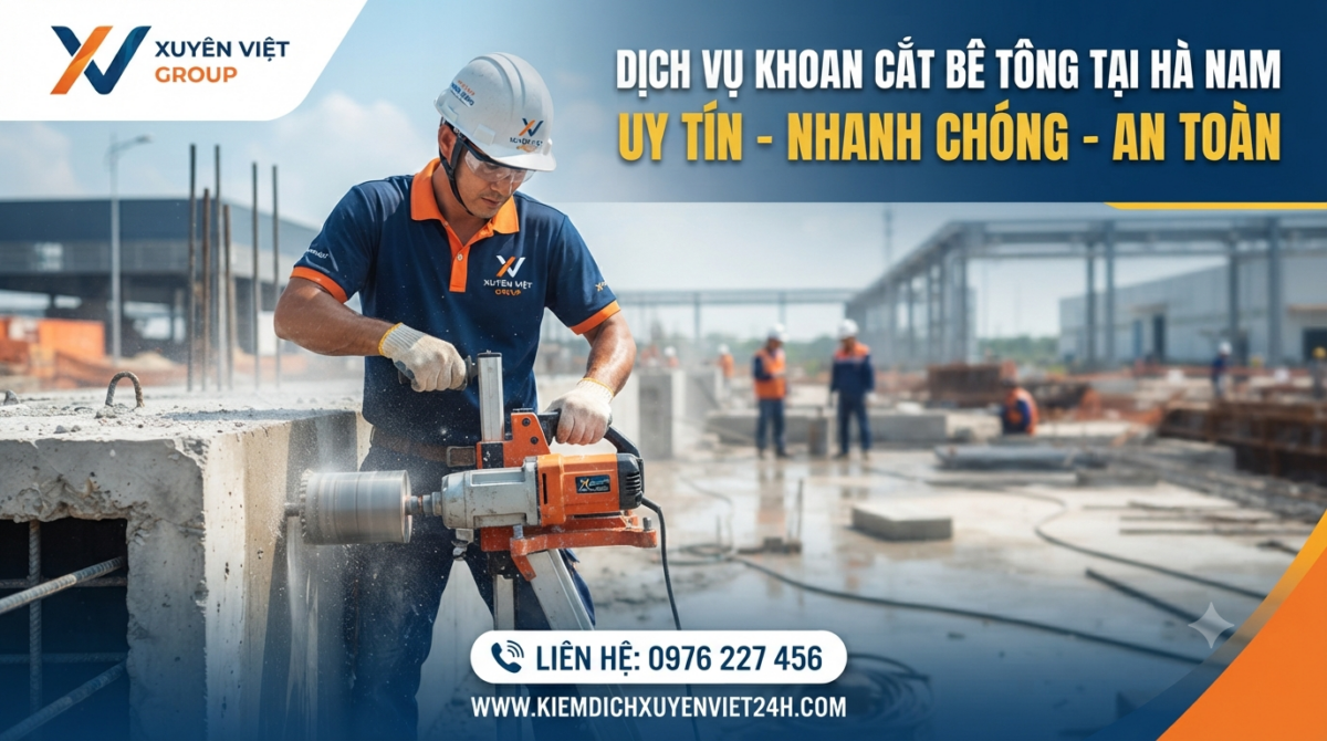 Dịch vụ khoan cắt bê tông tại Bắc Ninh
