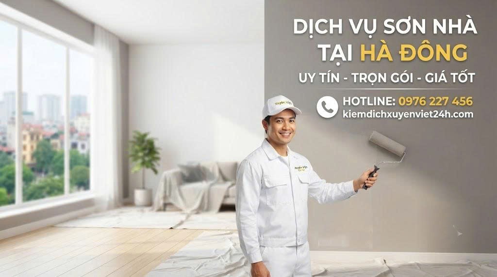 Dịch vụ sơn nhà tại Hà Đông