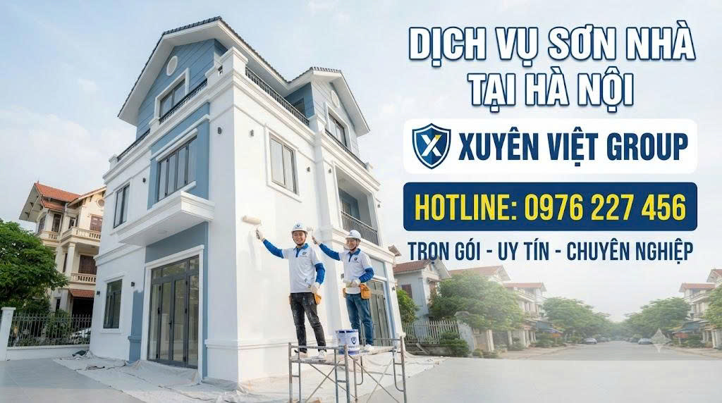 Dịch vụ sơn nhà tại Hà Nội