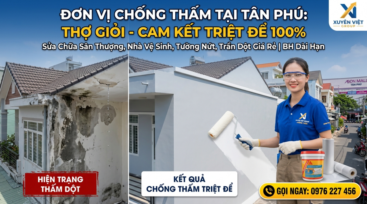 Đơn vị chống thấm tại Tân Phú