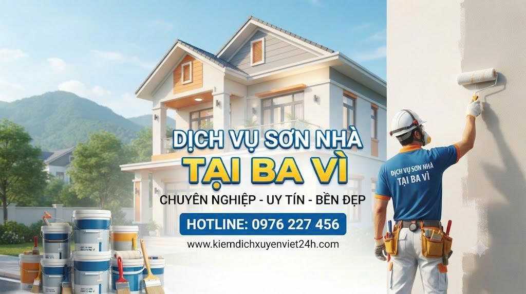 Dịch Vụ Sơn Nhà Tại Ba Vì