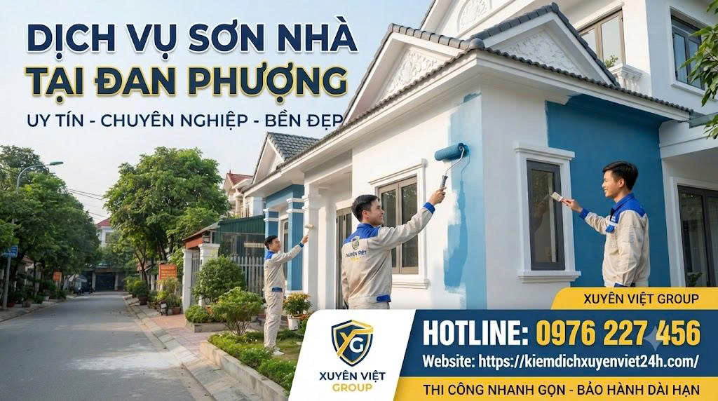 Dịch Vụ Sơn Nhà Tại Đan Phượng