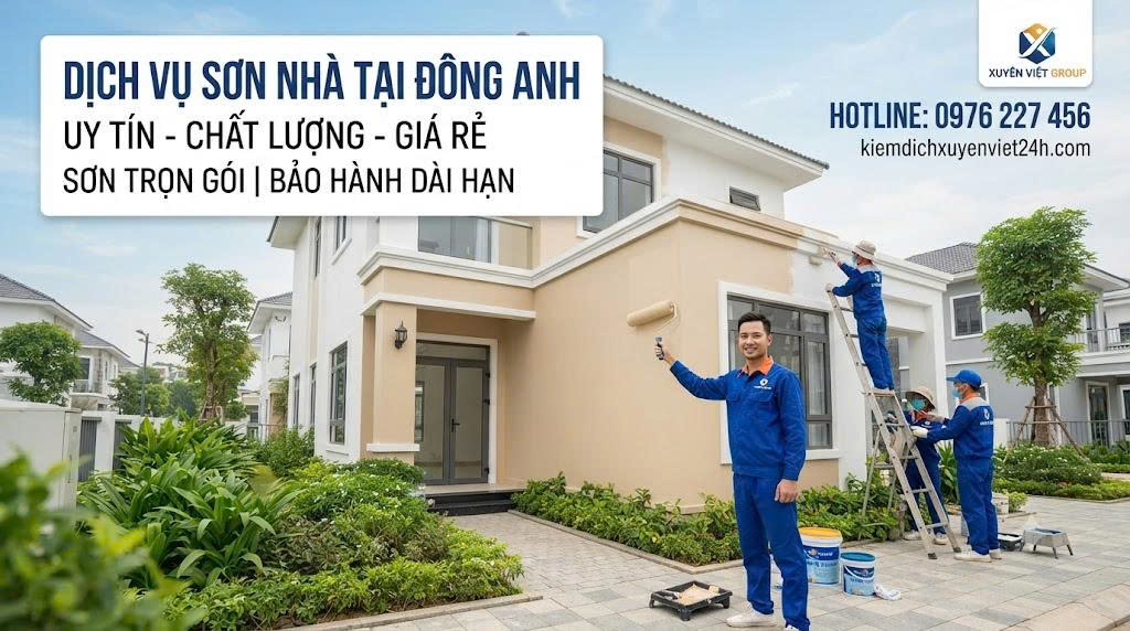 Dịch Vụ Sơn Nhà Tại Đông Anh