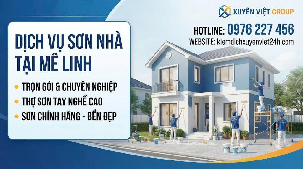 Dịch Vụ Sơn Nhà Tại Mê Linh