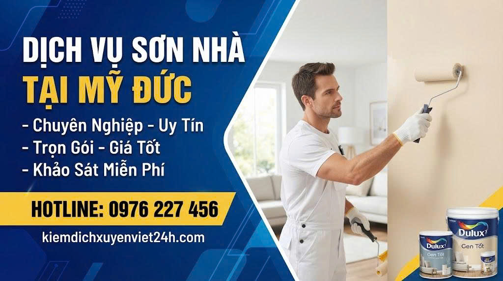 Dịch Vụ Sơn Nhà Tại Mỹ Đức