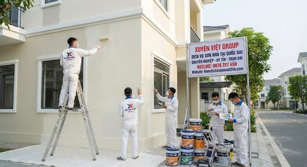 Dịch Vụ Sơn Nhà Tại Quốc Oai