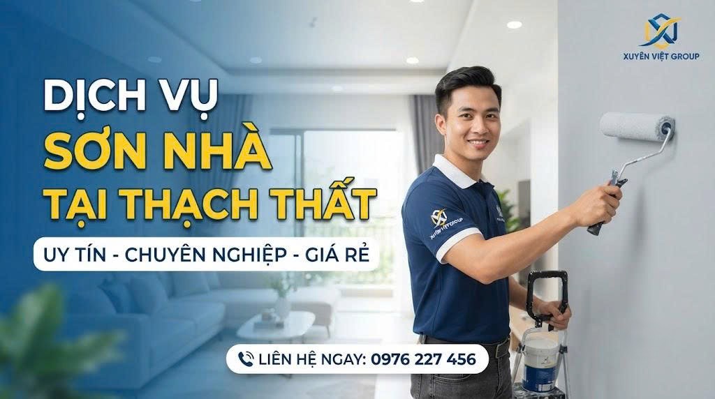 Dịch Vụ Sơn Nhà Tại Thạch Thất