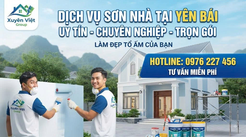 Dịch Vụ Sơn Nhà Tại Yên Bái