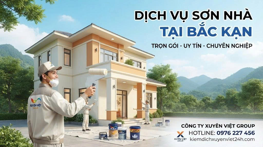 Dịch vụ sơn nhà tại Bắc Kạn