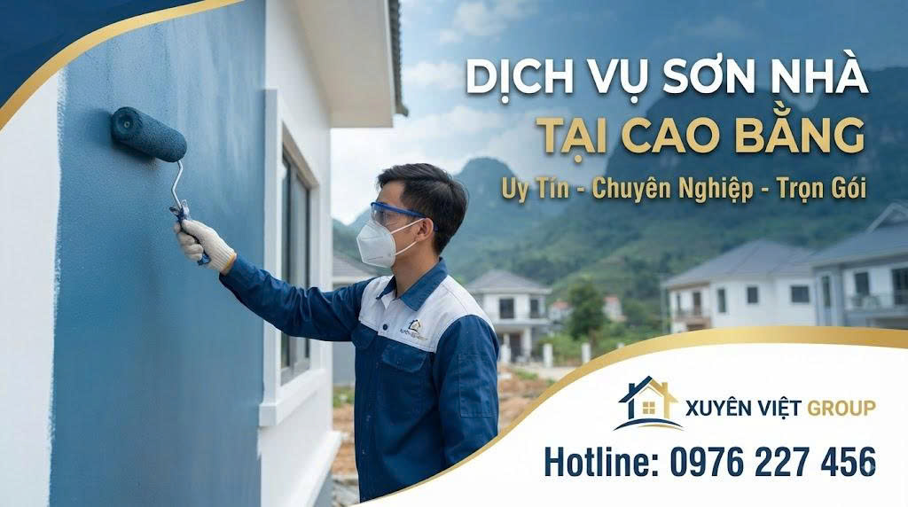 Dịch vụ sơn nhà tại Cao Bằng