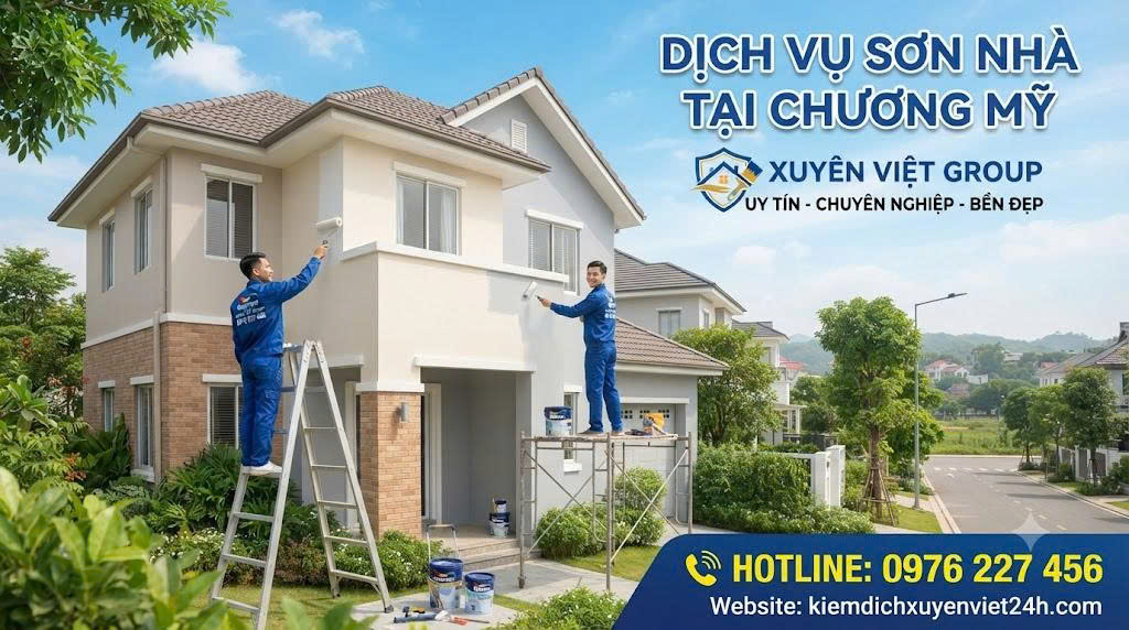 Dịch vụ sơn nhà tại Chương Mỹ
