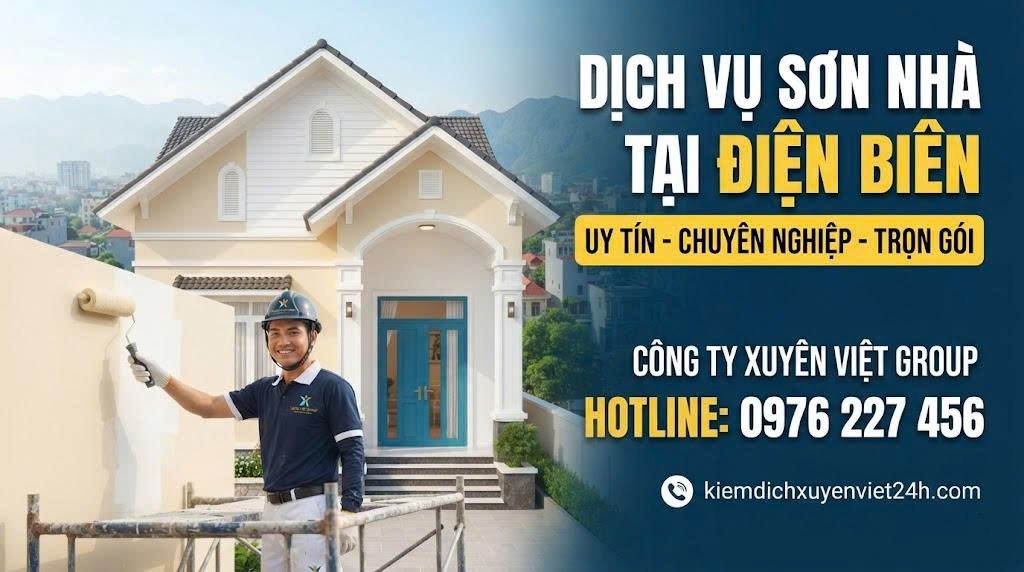 Dịch vụ sơn nhà tại Điện Biên