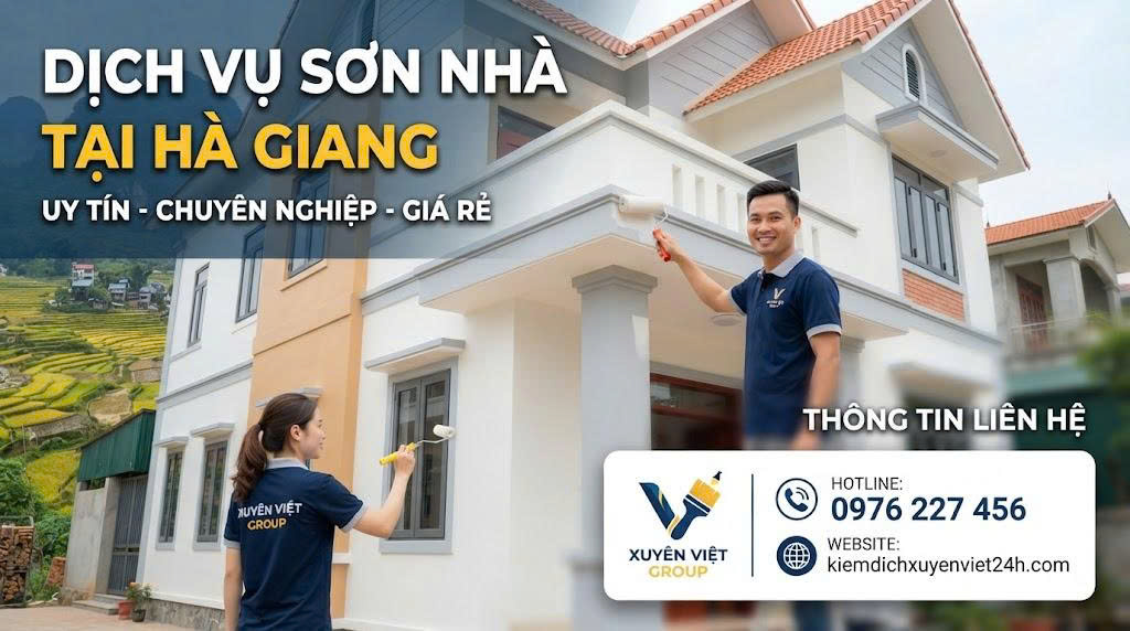 Dịch vụ sơn nhà tại Hà Giang