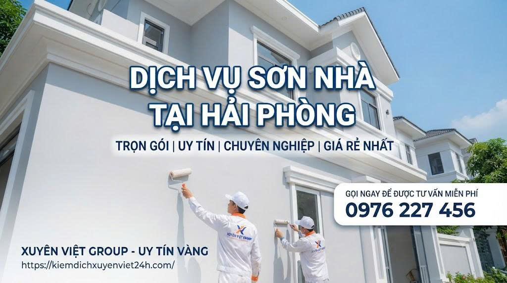 Dịch vụ sơn nhà tại Hải Phòng