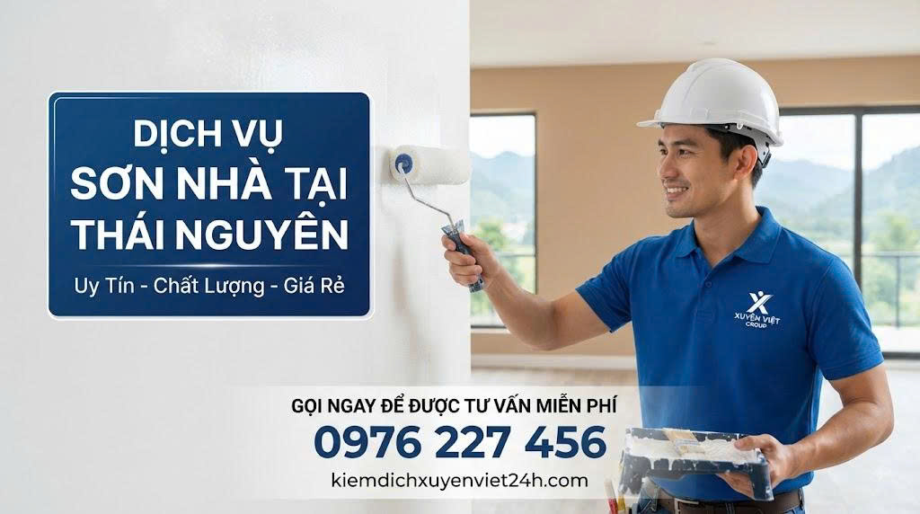 Dịch vụ sơn nhà tại Thái Nguyên