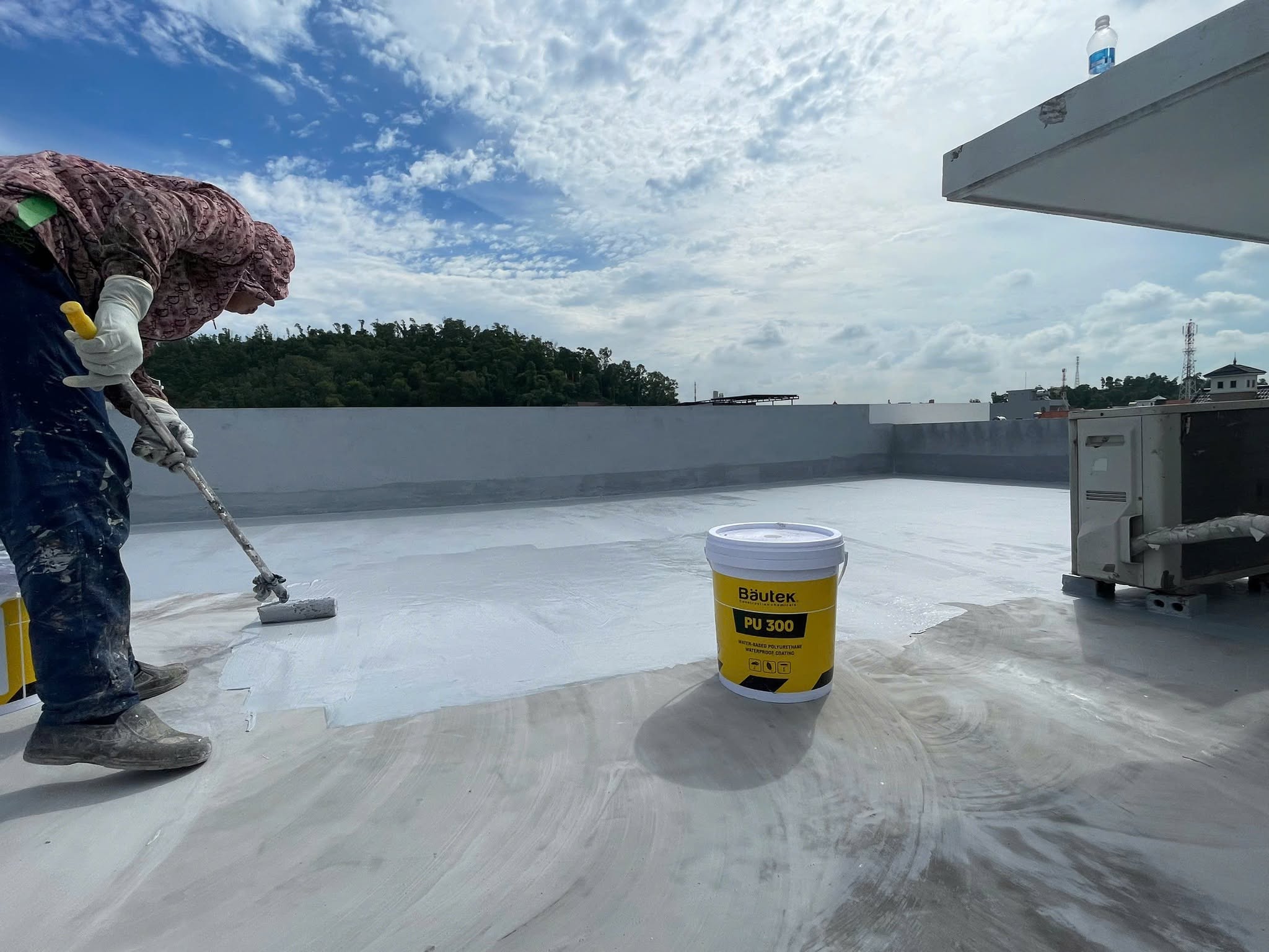 Thi công chống thấm sân thượng cho hộ gia đình tại Bà Rịa Vũng tàu