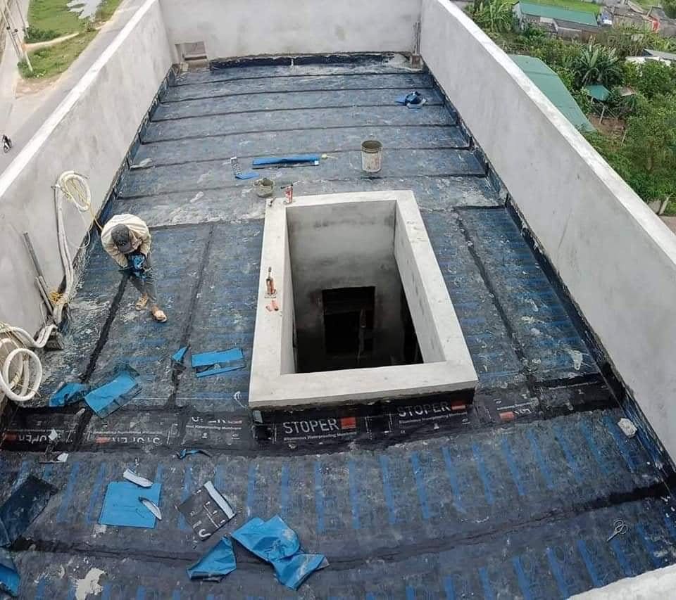 Chống thấm sàn mái bê tông tại Trảng Bom bằng màng bitum chất lượng cao